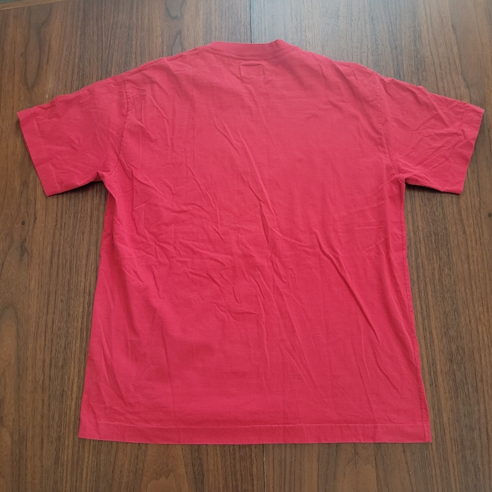 United Colors Of Benetton Bright Red Tee with Multicolor Logo - Picture 4 of 5